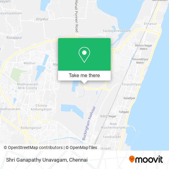 Shri Ganapathy Unavagam map