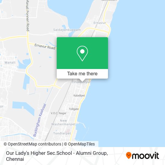 Our Lady's Higher Sec.School - Alumni Group map