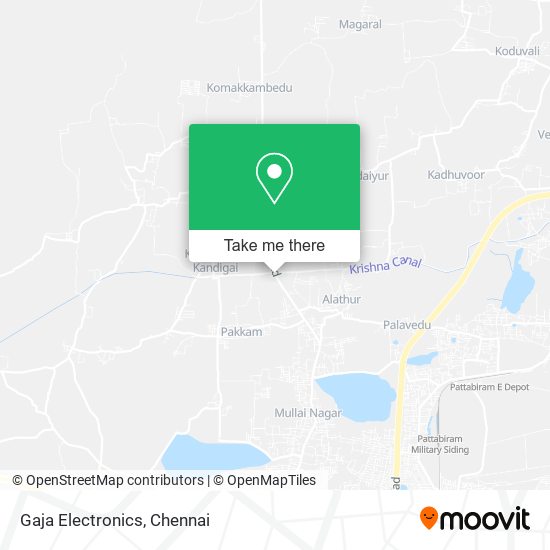 Gaja Electronics map