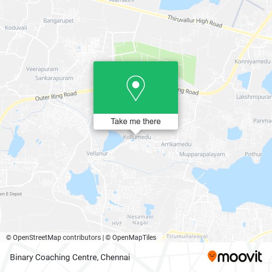 Binary Coaching Centre map