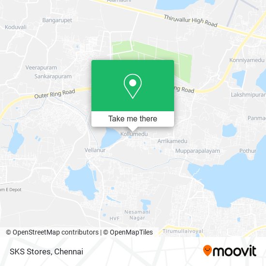 SKS Stores map