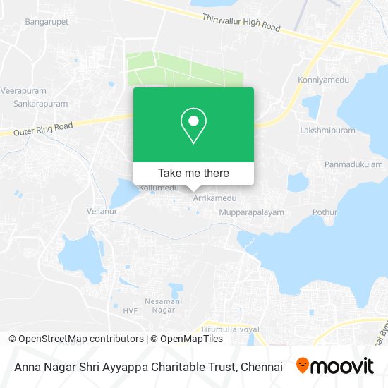Anna Nagar Shri Ayyappa Charitable Trust map