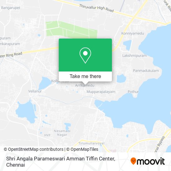 Shri Angala Parameswari Amman Tiffin Center map