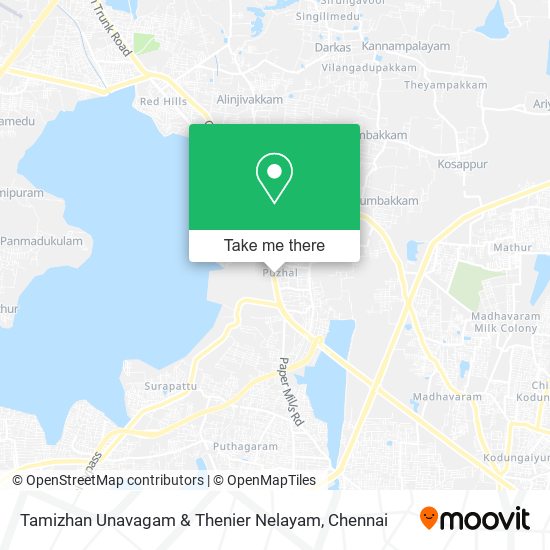 Tamizhan Unavagam & Thenier Nelayam map