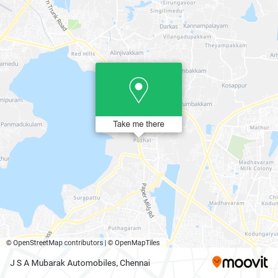 J S A Mubarak Automobiles map
