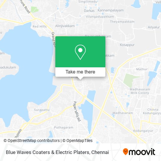 Blue Waves Coaters & Electric Platers map