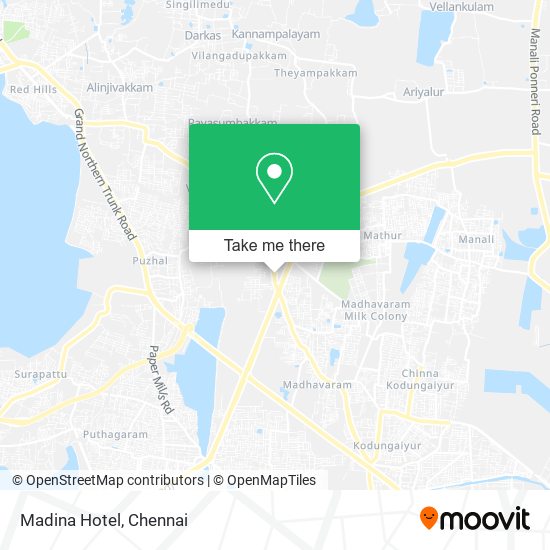 Madina Hotel map