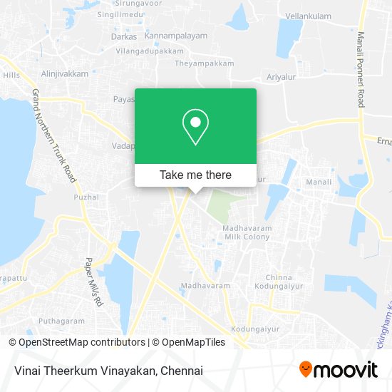 Vinai Theerkum Vinayakan map