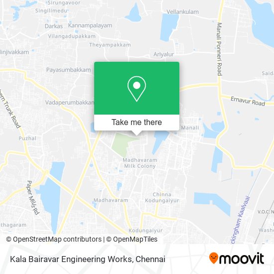 Kala Bairavar Engineering Works map