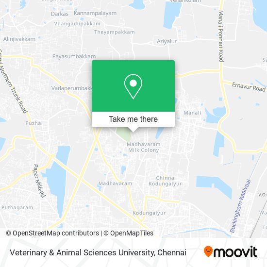 Veterinary & Animal Sciences University map