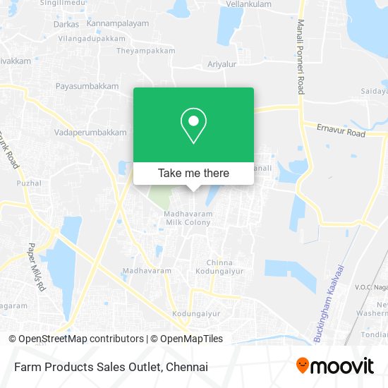 Farm Products Sales Outlet map