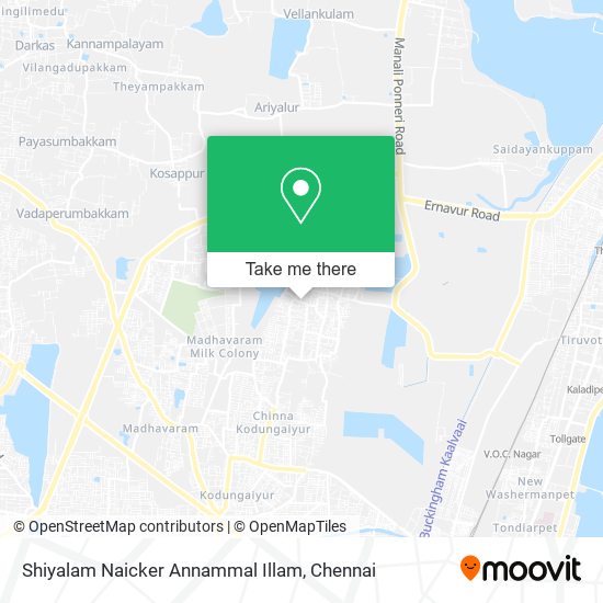 Shiyalam Naicker Annammal Illam map