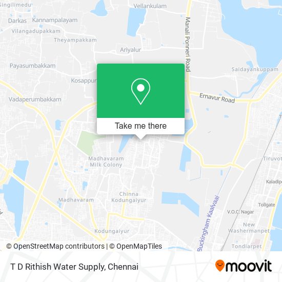 T D Rithish Water Supply map