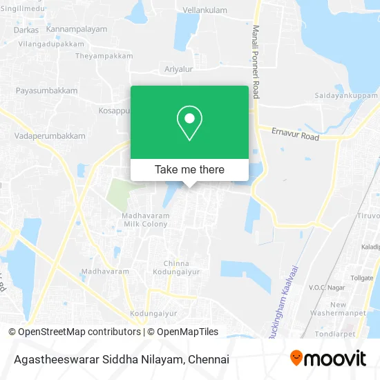 Agastheeswarar Siddha Nilayam map