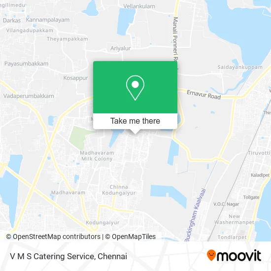 V M S Catering Service map