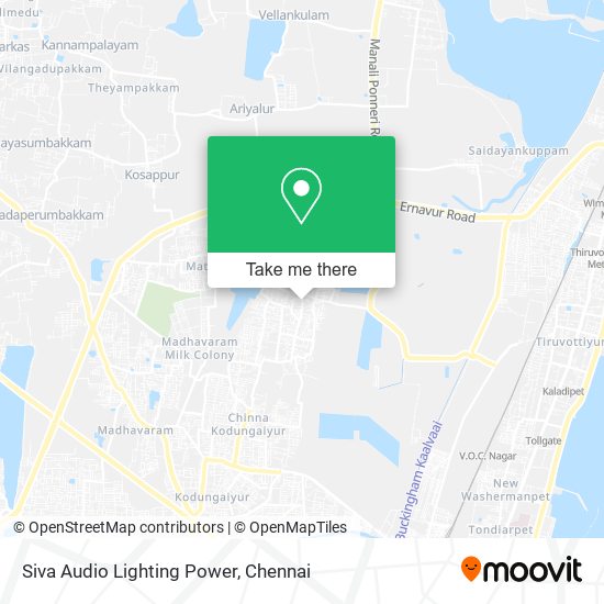 Siva Audio Lighting Power map