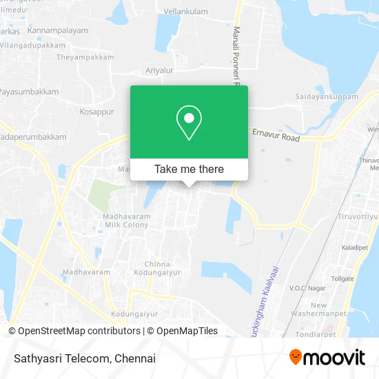 Sathyasri Telecom map