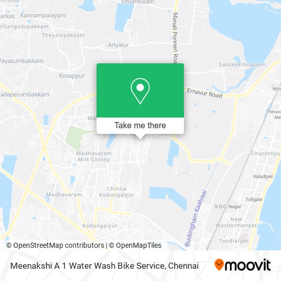 Meenakshi A 1 Water Wash Bike Service map