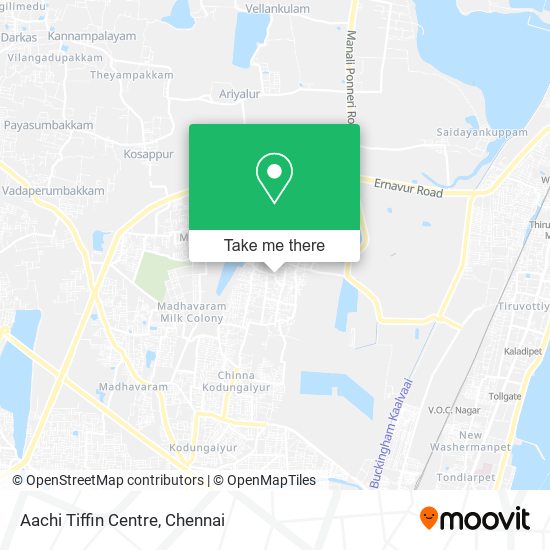 Aachi Tiffin Centre map