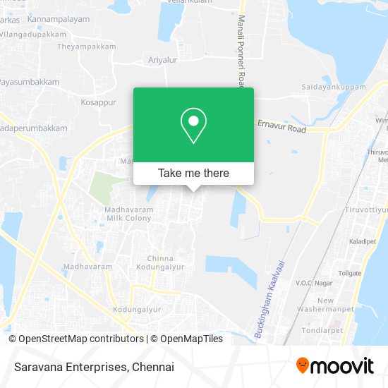 Saravana Enterprises map
