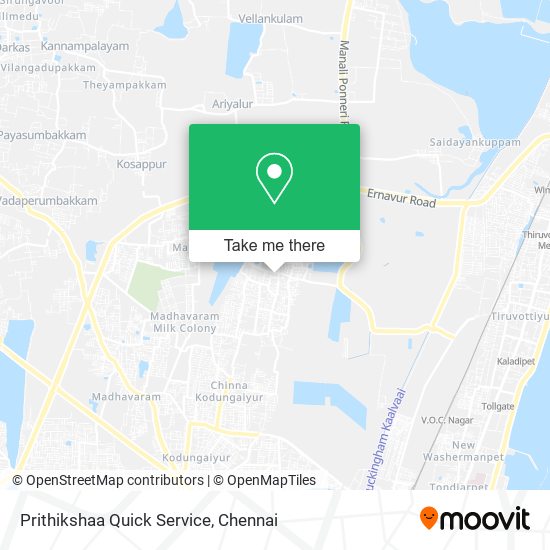 Prithikshaa Quick Service map