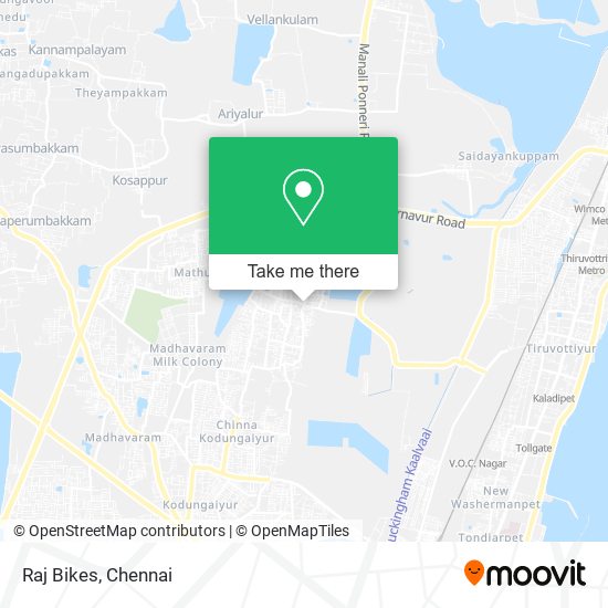 Raj Bikes map