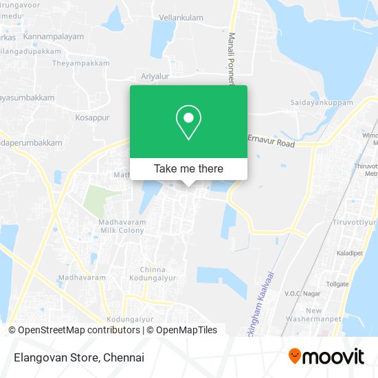 Elangovan Store map