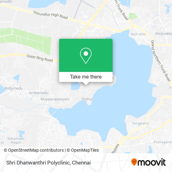 Shri Dhanwanthri Polyclinic map