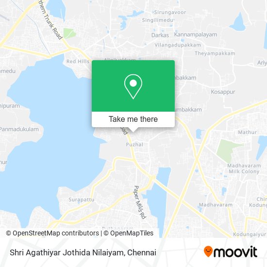 Shri Agathiyar Jothida Nilaiyam map