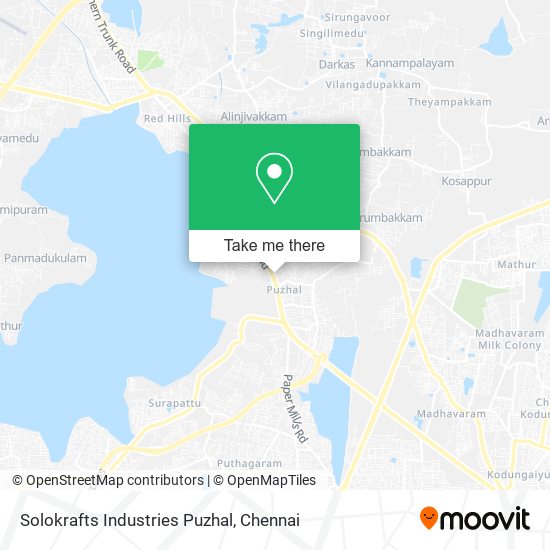 Solokrafts Industries Puzhal map