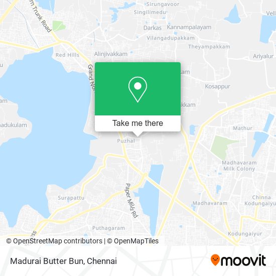 Madurai Butter Bun map