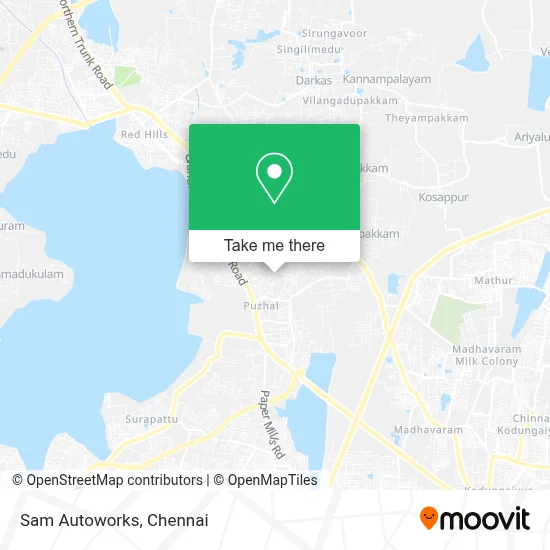 Sam Autoworks map
