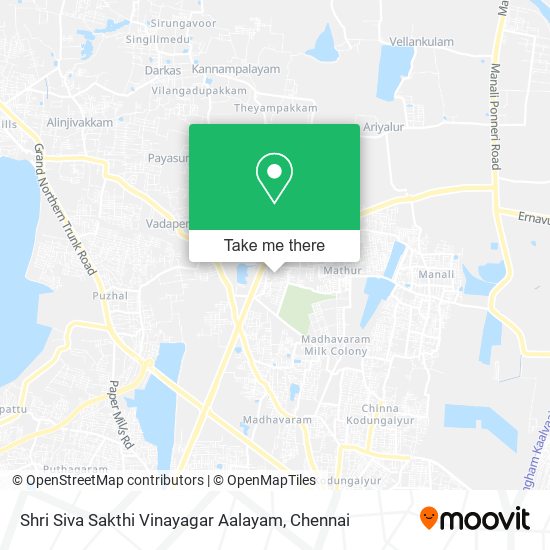 Shri Siva Sakthi Vinayagar Aalayam map