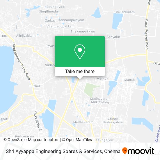 Shri Ayyappa Engineering Spares & Services map