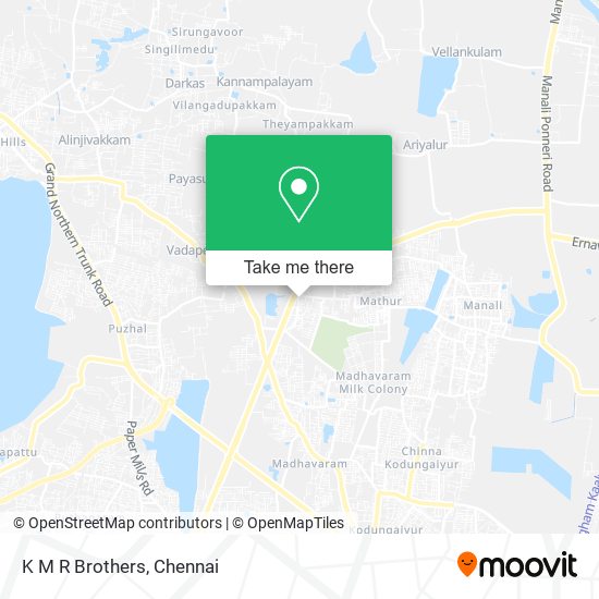 K M R Brothers map