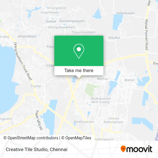 Creative Tile Studio map