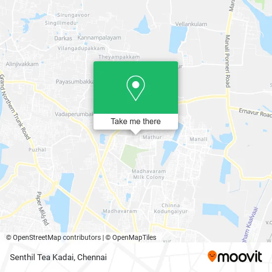 Senthil Tea Kadai map