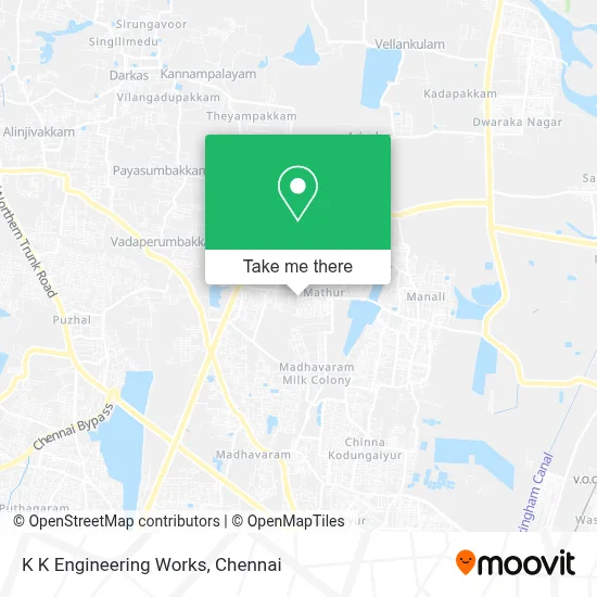 K K Engineering Works map