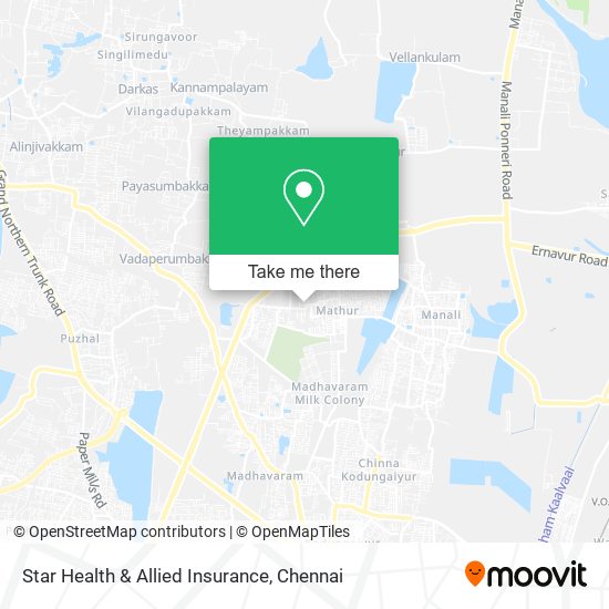 Star Health & Allied Insurance map