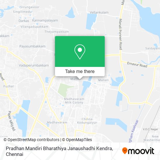 Pradhan Mandiri Bharathiya Janaushadhi Kendra map