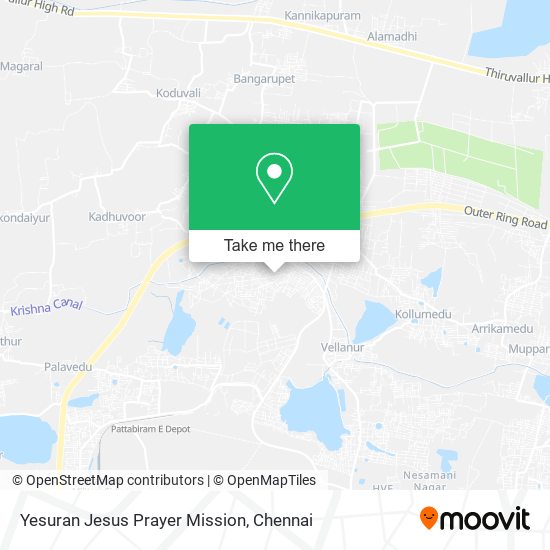 Yesuran Jesus Prayer Mission map