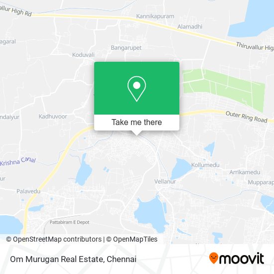 Om Murugan Real Estate map