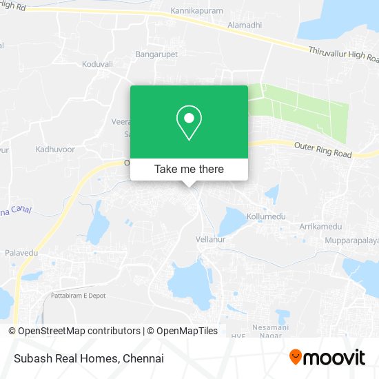 Subash Real Homes map