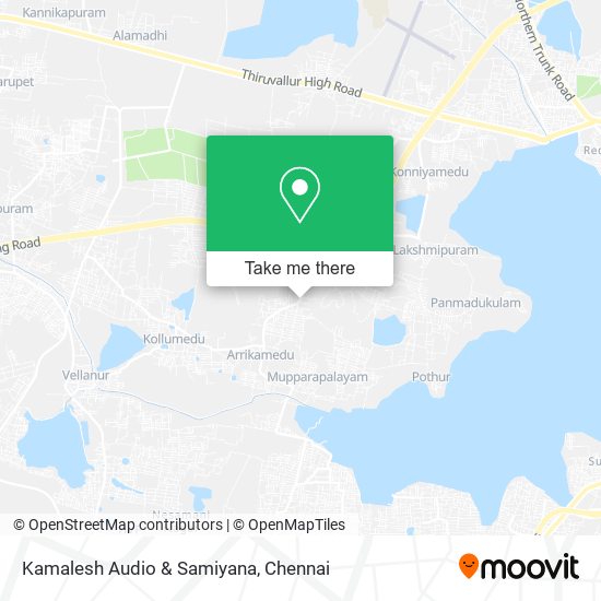 Kamalesh Audio & Samiyana map