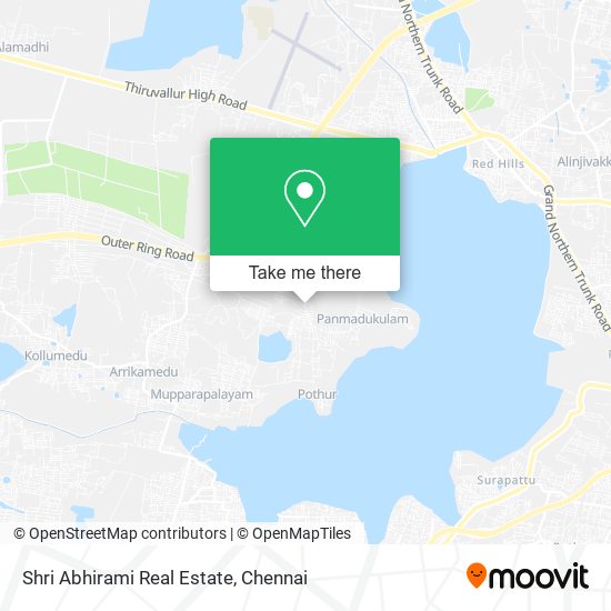 Shri Abhirami Real Estate map