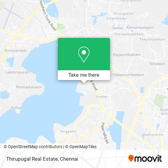 Thirupugal Real Estate map