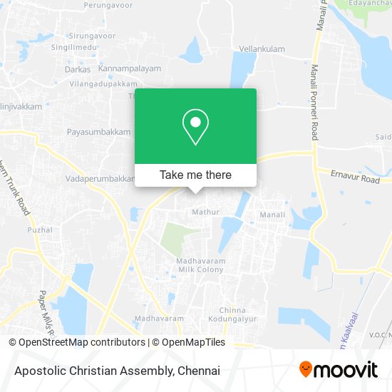 Apostolic Christian Assembly map