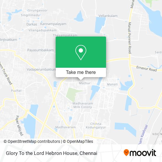 Glory To the Lord Hebron House map