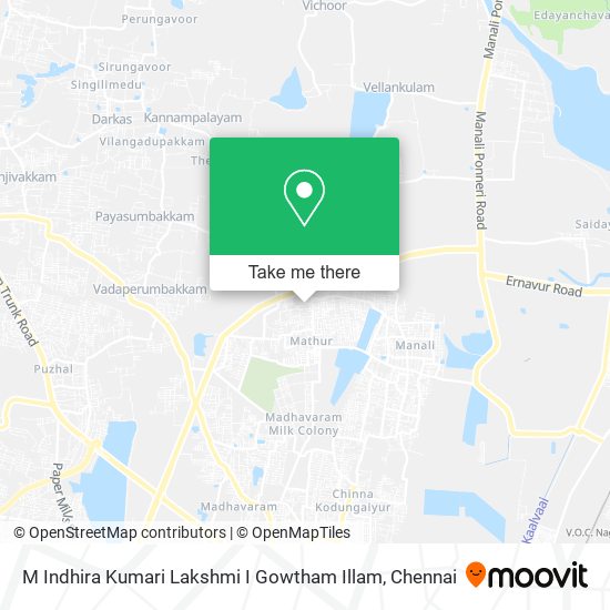 M Indhira Kumari Lakshmi I Gowtham Illam map