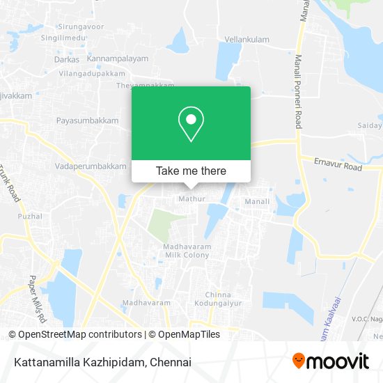 Kattanamilla Kazhipidam map